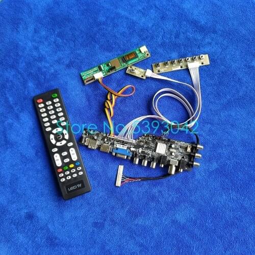 For LP154W01(TL)(B5)/(TL)(B6)/(TL)(B7)/(TL)(C1)/(TL)(C5) 1CCFL 3663 digital 1280*800 LVDS 30Pin USB+ DVB controller card kit