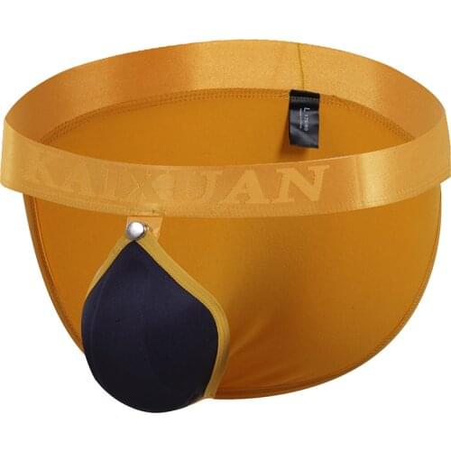 Mens Thongs Sexy Underwear Jockstrap Sexy Bikini Cotton Men Briefs Sponge Cup Pouch Bulge Enhancing Mens Briefs