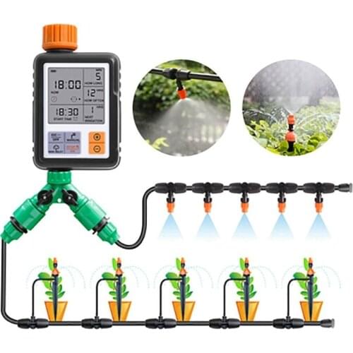 LCD Screen Electronic Automatic Water Timer Sprinkler Controller Outdoor Garden Timer Automatic Watering Device Irrigation WJ915