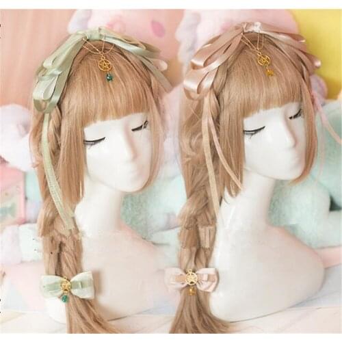 Lolita Headdress Handmade Bowknot Pendant KC Hair Hoop Hair Clip Hair Accessories B1455