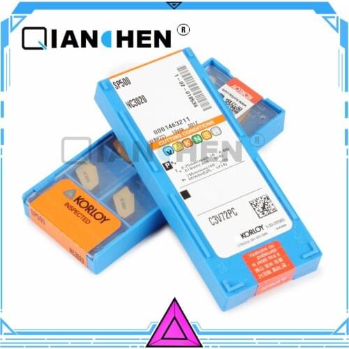 Korloy SP500 NC3020 (10pcs/lot) High Quality Internal Turning Tool Insert Genuine Original Korea Hard Alloy Ashley