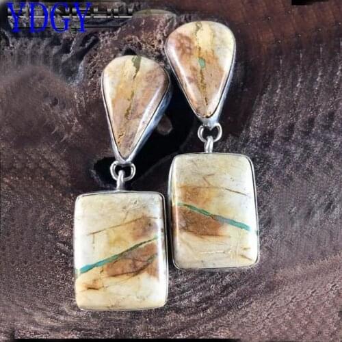 YDGY New long geometric Earrings large earrings handmade by Bohemia in 2019