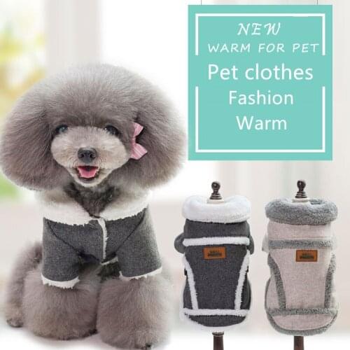 Dog Clothes Winter Warm Pet Jacket Coat Puppy Chihuahua Clothing Hoodies For Small Medium Dogs Puppy Thickening Yorkshire Outfit