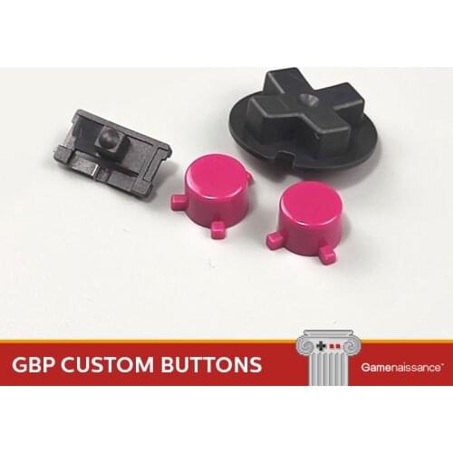 GBP Custom Buttons for Gameboy Pocket Replacement Keypads A B Button D Pads Gamenaissance