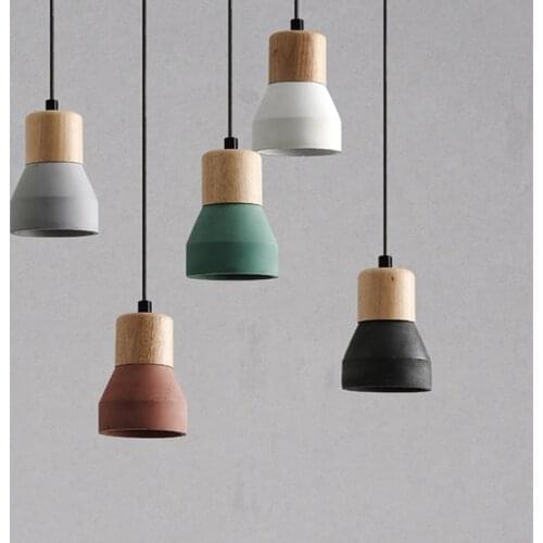 Northern Europe concrete lamp Postmodernism wooden chandelier Restaurant Bar child room lamp chandelier suspension lamp