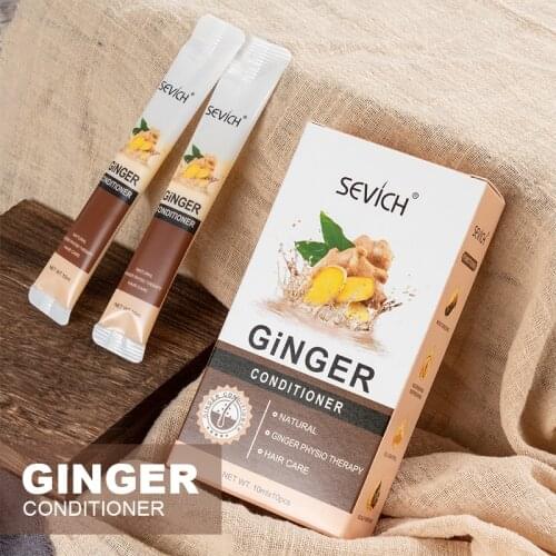 Sevich Ginger Hair Treatment Mask Disposable Hair Care Essential Oils Nourishing Damaged Repair Dry Frizz Soft Hair Conditioner