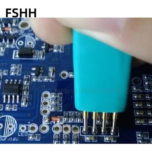 Stm8sstm32f New STC AVR Download Line Thimble Burning Spring Needle 2.54mm-4p 4pin test Clip