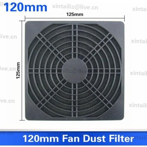 [Filter-120mm] Free shipping 10PCS three in one black ABS fan net filter PC case fan dustproof filter net