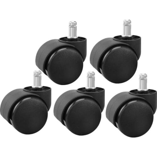 5 Pcs/Lot 2 Inch Universal Caster / Computer Chair Big Shift Wheel Office Snap Spring Screw Silent