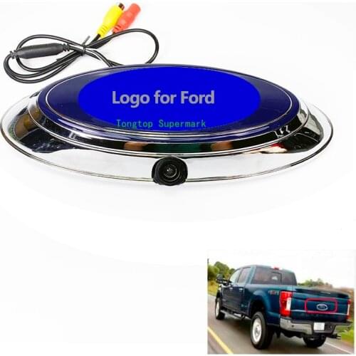 Waterproof Camera for Ford Ranger T6 T7 T8 XLT F350 F250 F150 Pickup Edge Explorer Logo Camera Rear View Kit