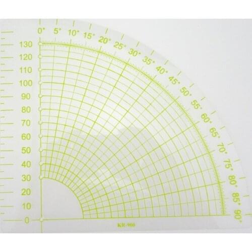 1PC Fan Shape Foot Seam Ruler Quilting Patchwork Ruler Scrapbooking Cutting Tool Craft Tailor DIY Sewing Ruler