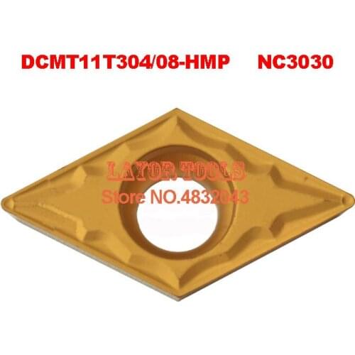 10pcs DCMT11T304-HMP NC3030/DCMT11T308-HMP NC3030, Use For Steel Coated Carbide Turning Insert For Sdjcr Sdqcr Sducr Sdxcr