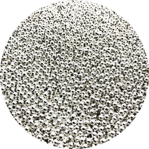 2/4/6mm Metal Round Beads Smooth Ball Loose Spacer Beads For Jewelry Making DIY Bracelet Charms Jewelry Accessories #02
