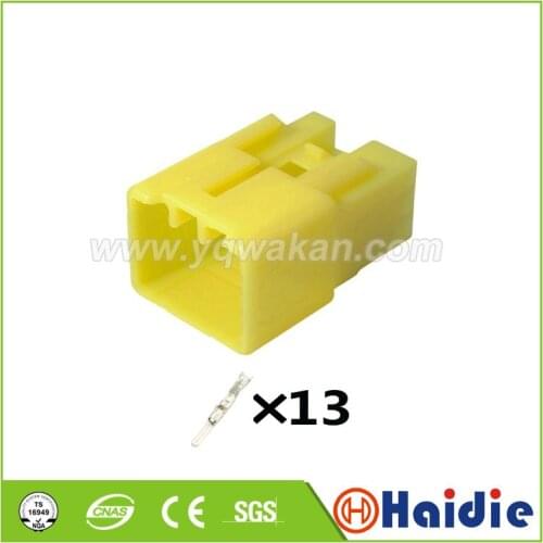 2sets 13pin auto plastic housing automotive wiring harness cable connector 6240-1131