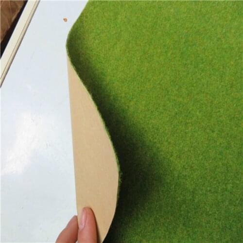 25*25cm Landscape Yellow Green Grass Mat For Model Train Building Paper Scenery Layout Lawn Ho Train Layout
