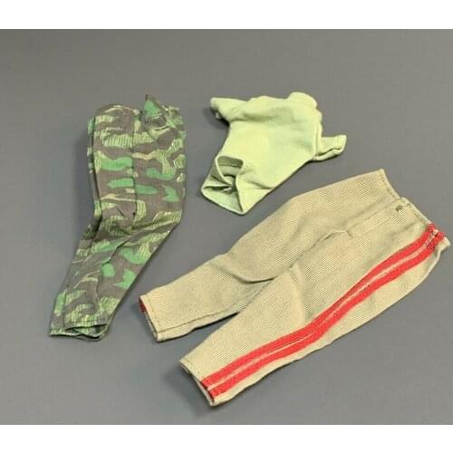 3Pcs 21ST CENTURY Toys Trousers Pants Clohtes for 1/6 DRAGON GI JOE Action figure 12 inches Dolls