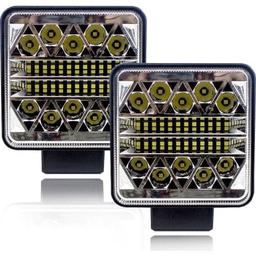 Car Led Light Bar 12V 24V 102W Work Light for Tractors Headlight Led Offroad Accessories Daytime Running Lights auto led ramp
