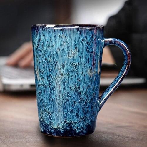 Ceramic kiln change mug tea cup creative personality office drinking cup home male and female couple coffee cup