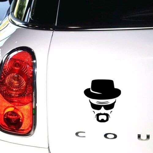 Aliauto Car-styling Breaking Bad Walter White Car Sticker/Decal For Volkswagen Polo Golf BMW Chevrolet cruze Peugeot Toyota Kia
