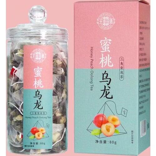 New Flower Tea Peach o’Olong Tea Peach Apple Tea Triangle Bag Goddess Fruit Boxed Combination Tea Office Tea
