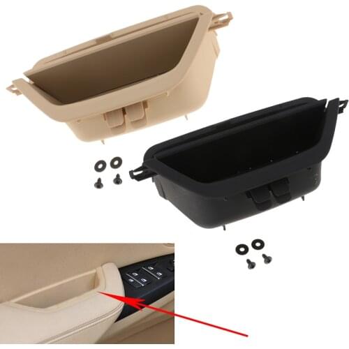 Car Left Interior Door Armrest Handle Inner Panel Pull Trim, Left Side, Fits for BMW F25 X3 X4 F26, Replace#51417250306
