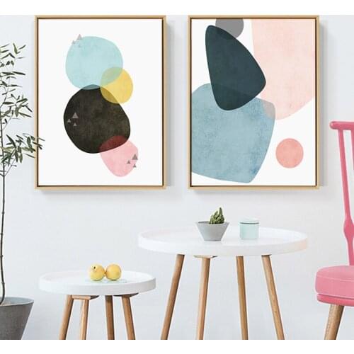 Nordic Poster Abstract Geometry Wall Art Home Decoration Posters And Prints Canvas Painting Wall Pictures for Living Room