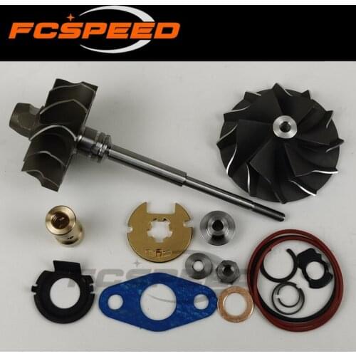 Turbo shaft and wheel rotor assembly + repair kit K0422-881 K0422-882 for Mazda 3 6 CX-7 2.3L MZR DISI EU 191 Kw 2005