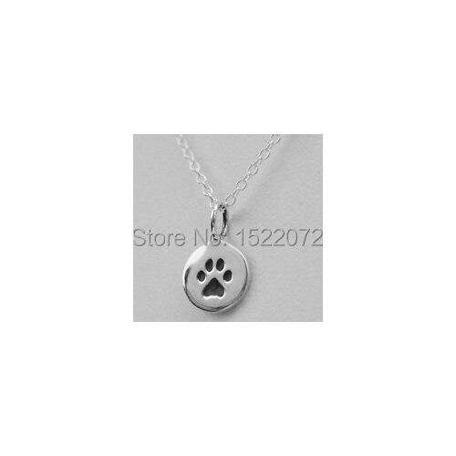 The most popular Paw Necklace - Paw Dog Cat Animal Pet Tag best-selling pet id tags dog paw print tag FH890171