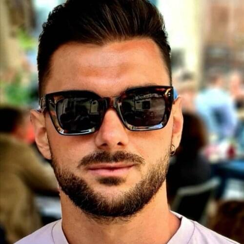 Square Retro Sunglasses Men 2021 Brand Designer Eyeglasses for Men/Women Vintage Sun glasses Men Luxury Oculos De Sol Feminino
