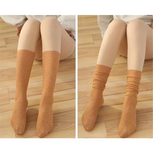 Stitching Pantyhose Basics Bottoming Stockings Women Breathable Stockings Shaping Tights Colorblock Elastic Pantyhose B674