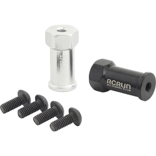 Wheel Hub Metal Spare Tire Column for Wrangler SCX10 TRX4 D90 1/10 RC Rock Crawler Car Modified Upgrade Accessories