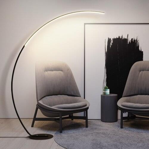 New Nordic Fishing Line Living Room Led Floor Lamp Designer Art Model Bedroom Creative INS Vertical Table Lamp Indoor Lighting