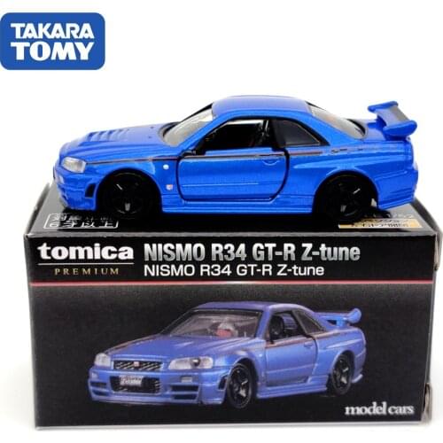 Takara Tomy Tomica Simulation GTR R34 Alloy Car Limited Edition Black Box Decorations Ornaments