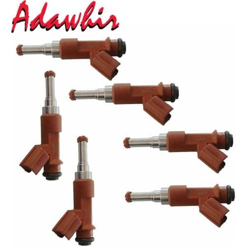 6ps/lot 23209-31050 23250-31050 23250-0P040 Fuel injector for Toyota Avalon Camry Highlander RAV4 Sienna Venza 3.5L V6