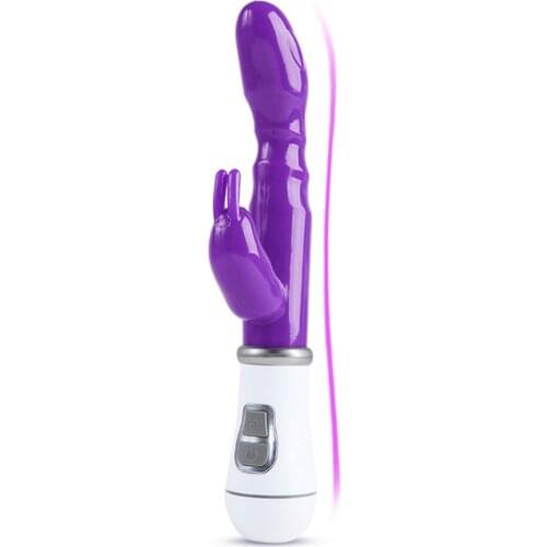 Rabbit Vibrator 12 Speed Vibration Dildo for Women USB Charge Female Masturbator Dual Motor G Spot Clitoris Massage Sex Toys