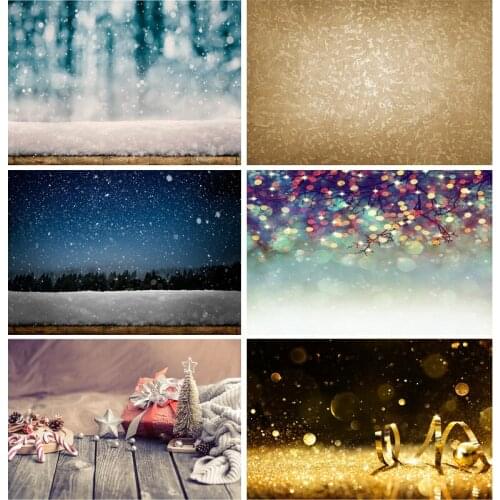 SHUOZHIKE Vinyl Custom Christmas Theme Photography Backdrops Bokeh Wooden Boards Photo Background Studio Props 21527JPR- 04