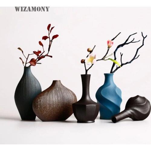 Керамические вазы для цветов WIZAMONY China At AliExpress