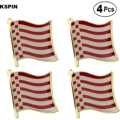 Bremen Brooches Lapel Pin Flag badge Brooch Pins Badges 4pcs