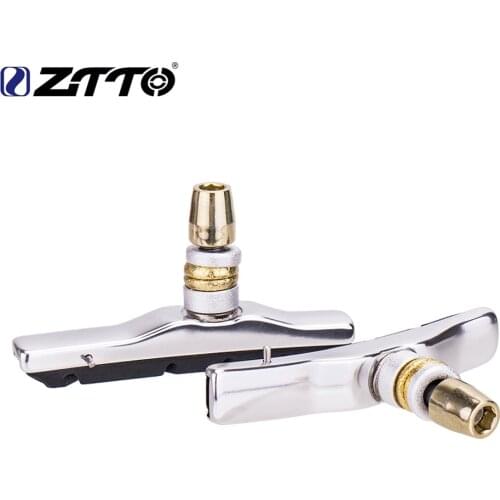ZTTO MTB Mountain Bike V-Brake Pads Touring Bicycle Light-Weight Aluminum Alloy Drawer Road Bicycle Brake Shoes Rubber sheet