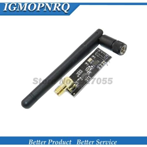1sets 2.4G wireless modules 1100-Meters Long-Distance NRF24L01+PA+LNA wireless modules (with antenna)