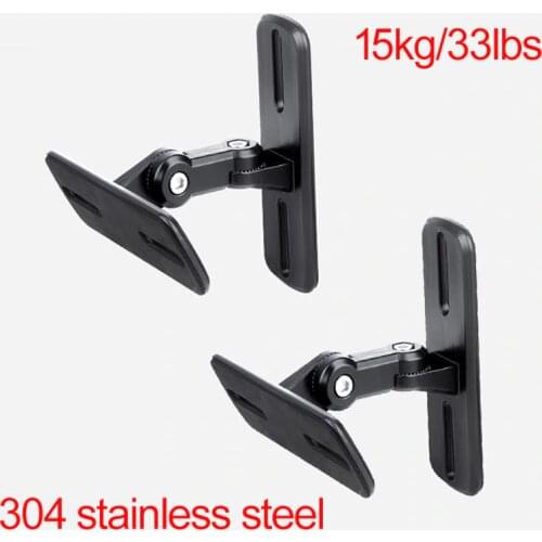 1 Pair) SW15D universal stainless steel Strong 15kg sound SPEAKER WALL bracket mount tilt swivel full motion