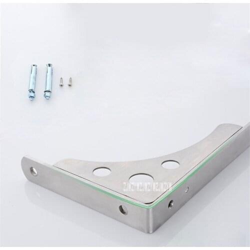 2PCS/LOT New Arrival BXG20141203 Widen and Thicken Stainless Steel Shelf Support Frame Bulkhead Bracket Tripod Support Bracket