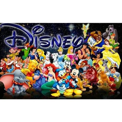 5D Rhinestone Full Square Disney Diamond Painting Cross Stitch Kits Diamond Embroidery Castle Pattern Diy Mosaic Picture