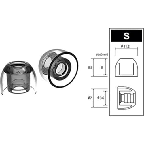 AZLA Xelastec Ear Tips for SONY WF-1000XM4 1000XM3 Eartips 1697ti qdc Earbuds Anti-Slip Avoid Falling Off Vocal sticky earplugs