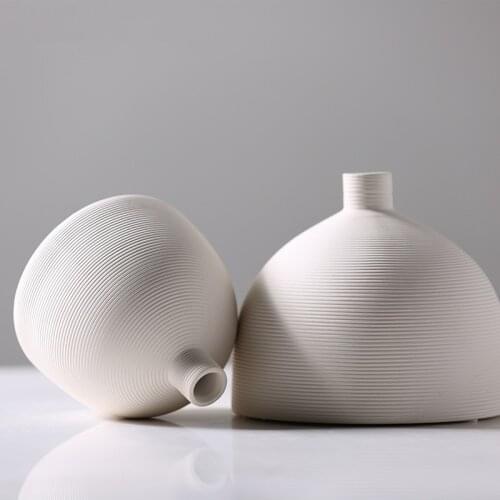 BLUE VIOLET Porcelain Flower Vases