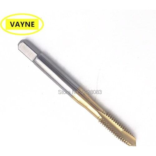 VAYNE HSSE British system Spiral Pointed Taps with Tin Coated BSW1/8-40 3/16-24 3/16-32 5/32-32 7/32-24 7/32-32 1/4-20 5/16-18