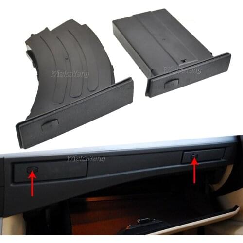 Black Holders Car Front Left Right Cup Holder Drink Rack For BMW E60 E61 5 Series 2003-2010 Driver 51459125622 51459125626