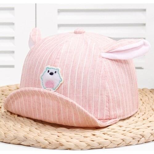 Children Cute Sun Hat Polka Dot Baby Hat Girl Boy Sun Hat With Ears Spring Summer Newborn Photography Road Baseball Cap