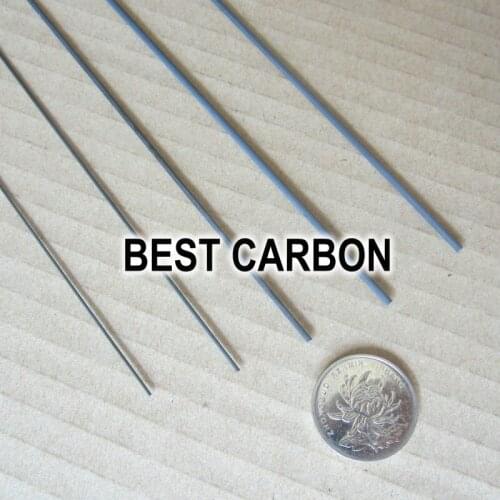 Dia. 0.6mm x 1000mm High Modulus Carbon Fiber Rod , High strength , High Straightness , durable