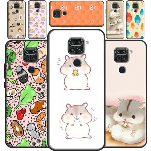Guinea Pig Hamster Collage For Xiaomi Redmi 9T 9C 9A K40 Case For Redmi Note 10 Pro Note 9 Pro 8 Pro Note 8T 9S Cover